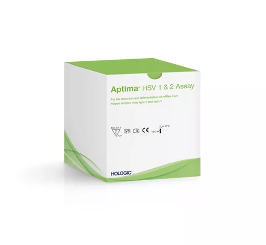 Assay box on white background